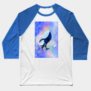 Whale Family Baseball T-Shirt